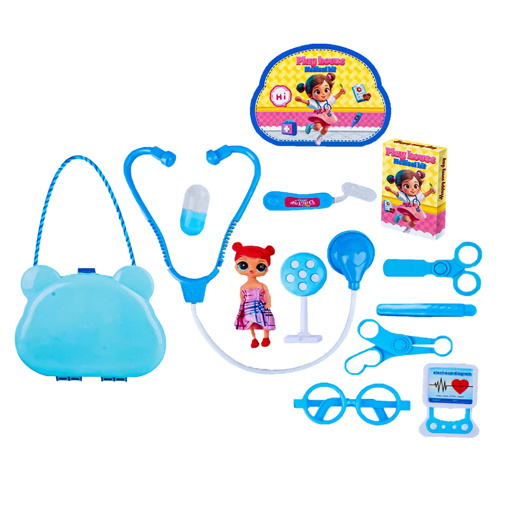Play set Doctor + papusica, in gentuta, 19 piese/set - imagine 2