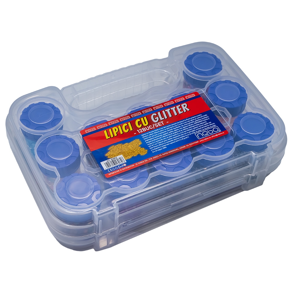 Lipici cu glitter, 15g, 12 buc/set - NEBO - imagine 5