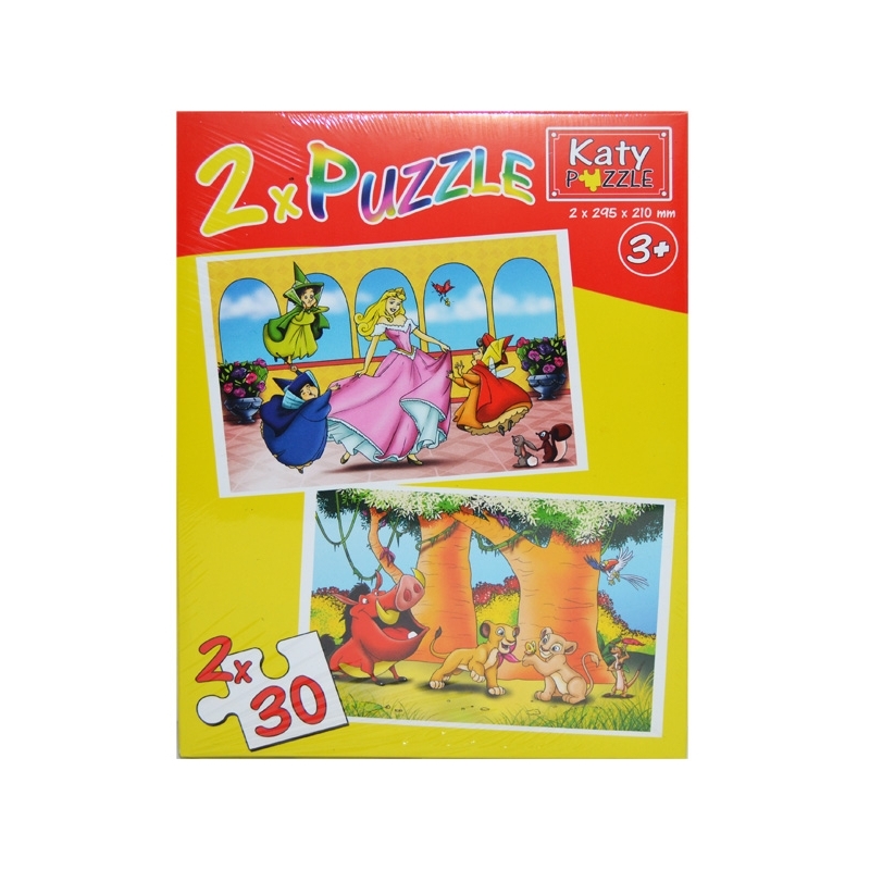 Puzzle 2 in 1, 30 piese Katy