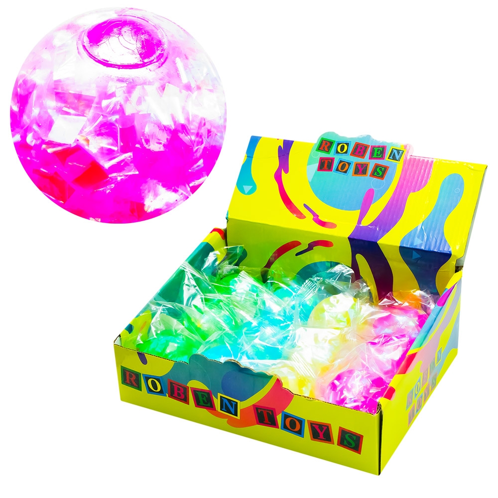 Jucarie Squeezy, Minge Jelly Glitter - ROBENTOYS