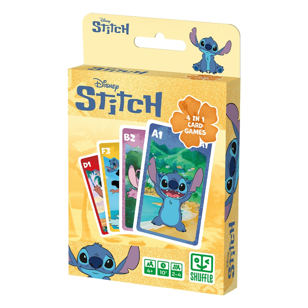 Joc 4 in 1 Stitch, Shuffle Fun