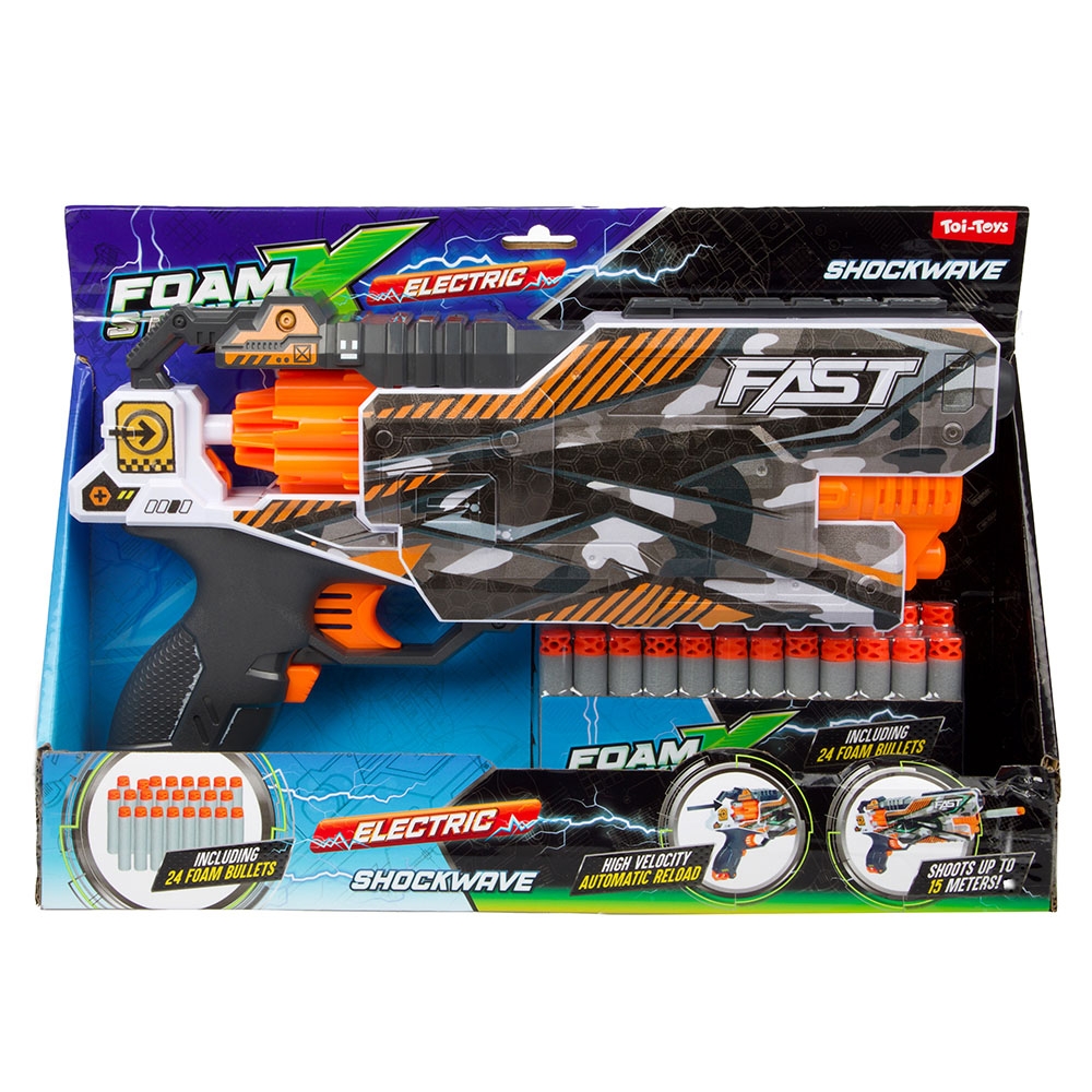Pistol electric + 24 sageti, Foam Strikex - Toi-Toys - imagine 3