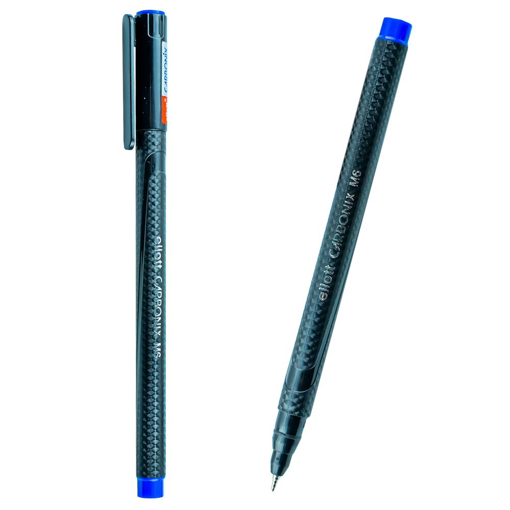 Pix cu semigel, mina albastra, 0.7 mm, Ellott - imagine 3