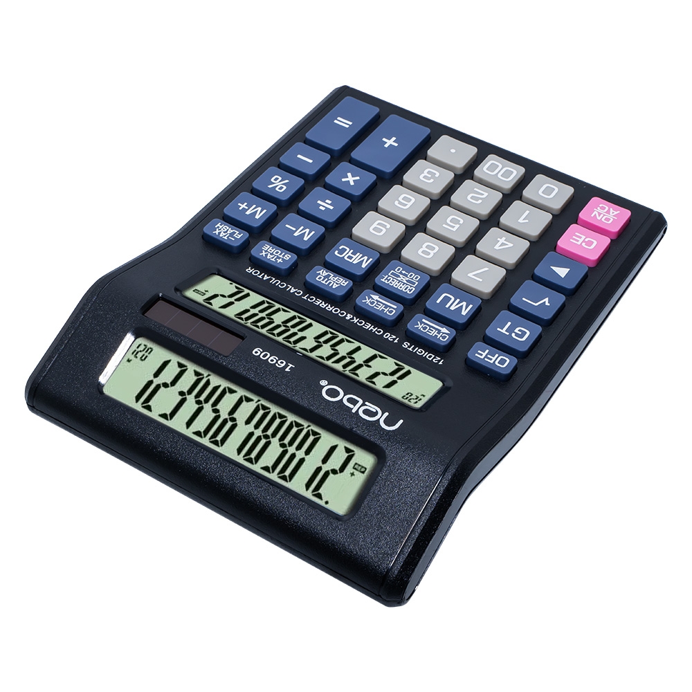 Calculator de birou, multifunctional, 12 digiti, ecran dublu - NEBO - imagine 4