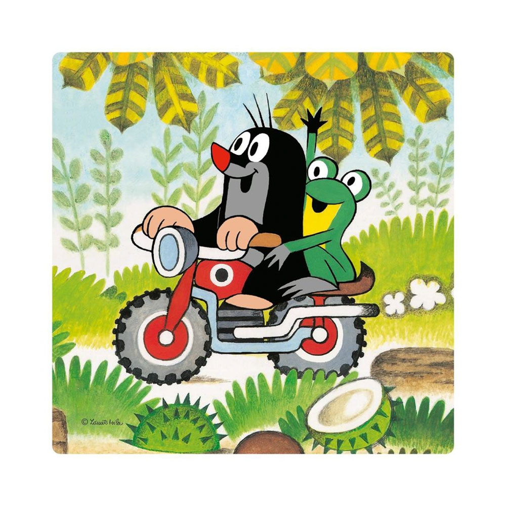 Puzzle 3 in 1, Mica Cartita pe pajiste - DINO TOYS - imagine 5