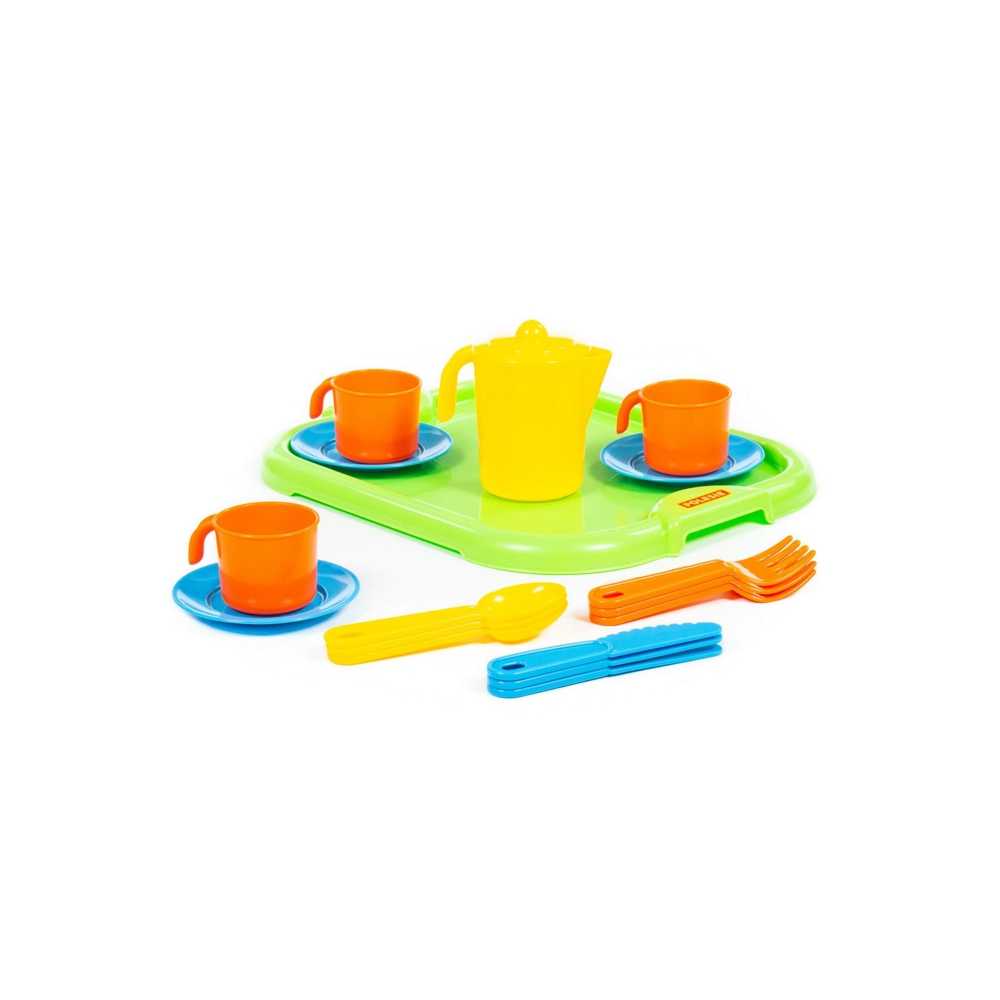Cescute ceai + tavita si accesorii, Polesie - imagine 5