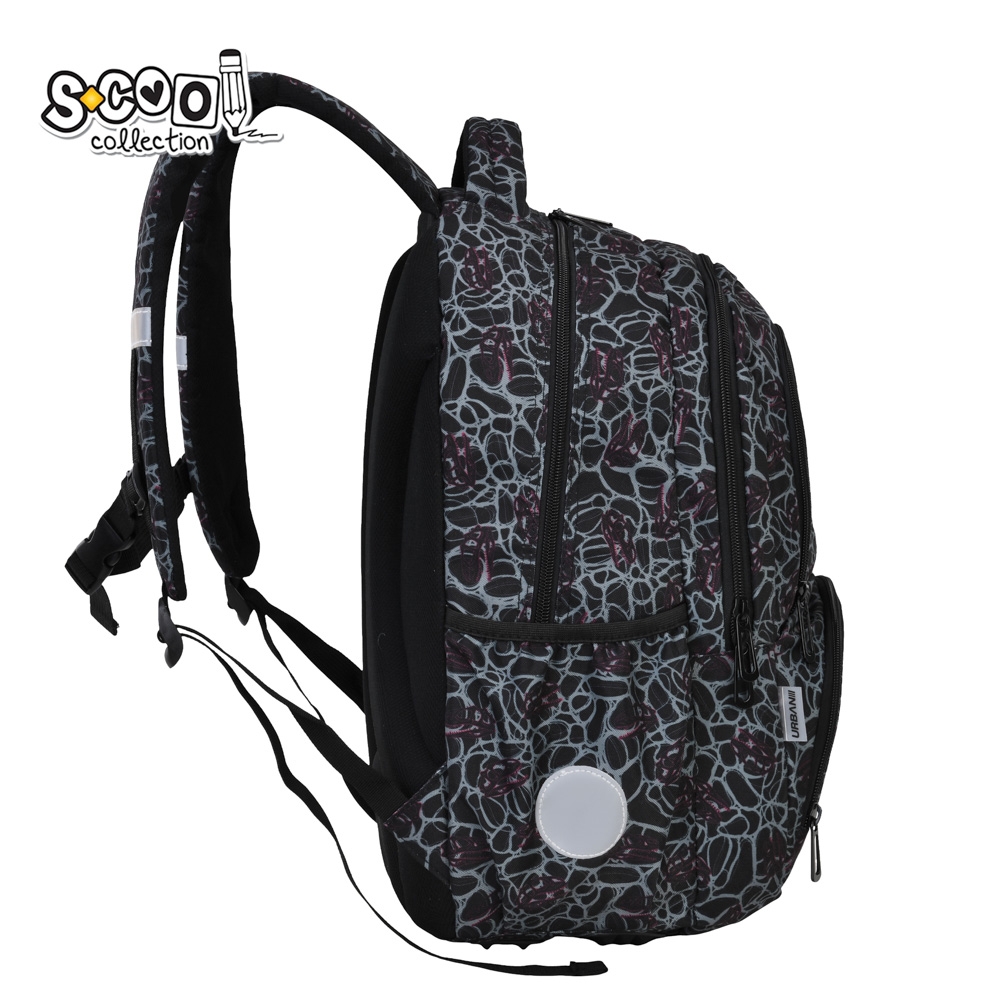 Ghiozdan ergonomic comp. laptop, URBAN PREM., 42x31x16 cm, ROAR - S-COOL - imagine 3