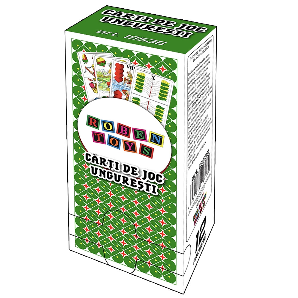 Carti de joc Unguresti, plastifiate - ROBENTOYS - imagine 3