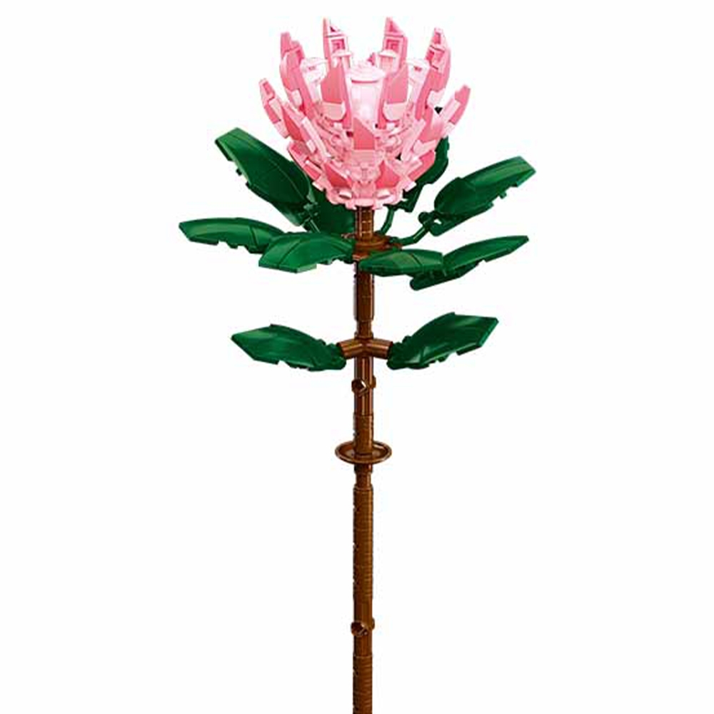 Set de Constructie Flowers, 219 piese, Protea Cynaroides - Sluban - imagine 5