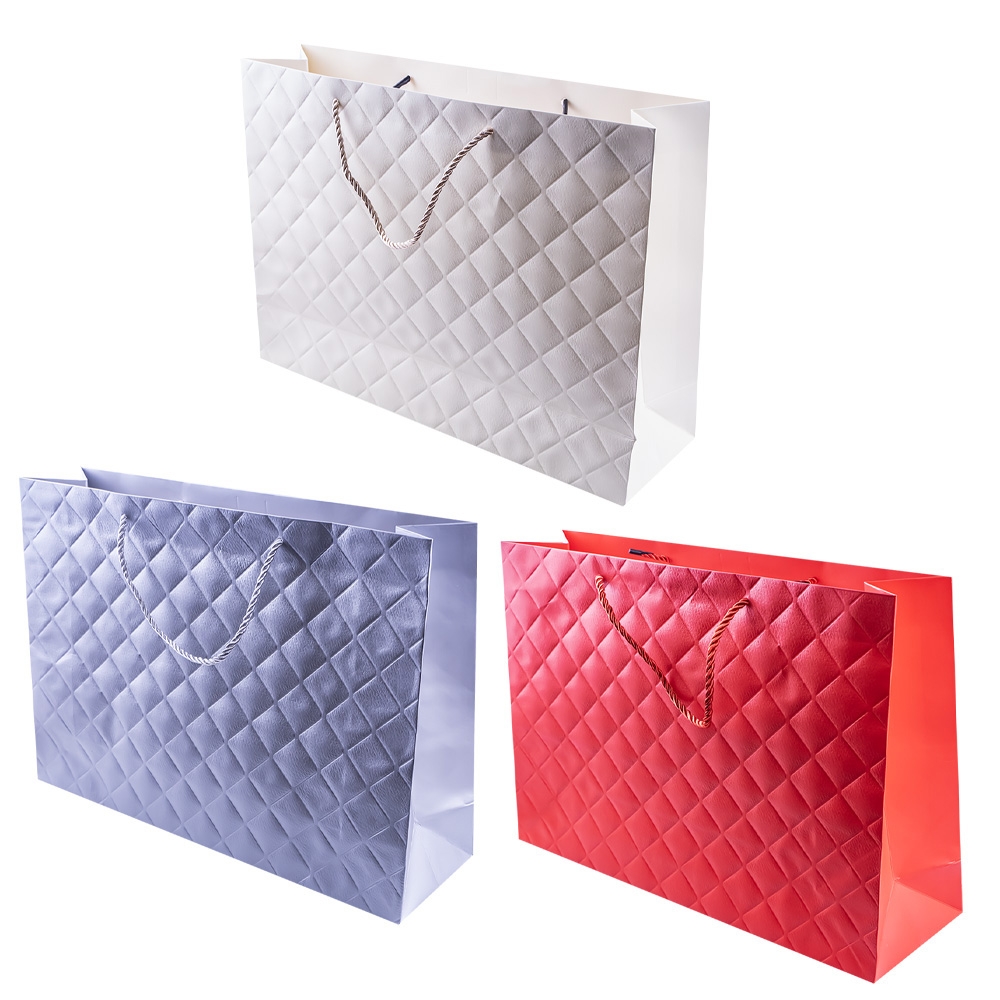 Punga cadou unicolora, premium, 42x30x10cm