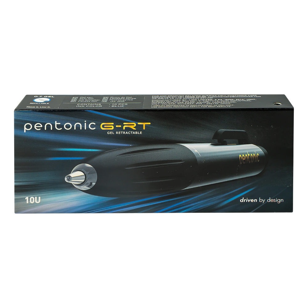 Pix Pentonic G-RT, cu gel, mina albastra, 0.7mm  - LINC - imagine 4