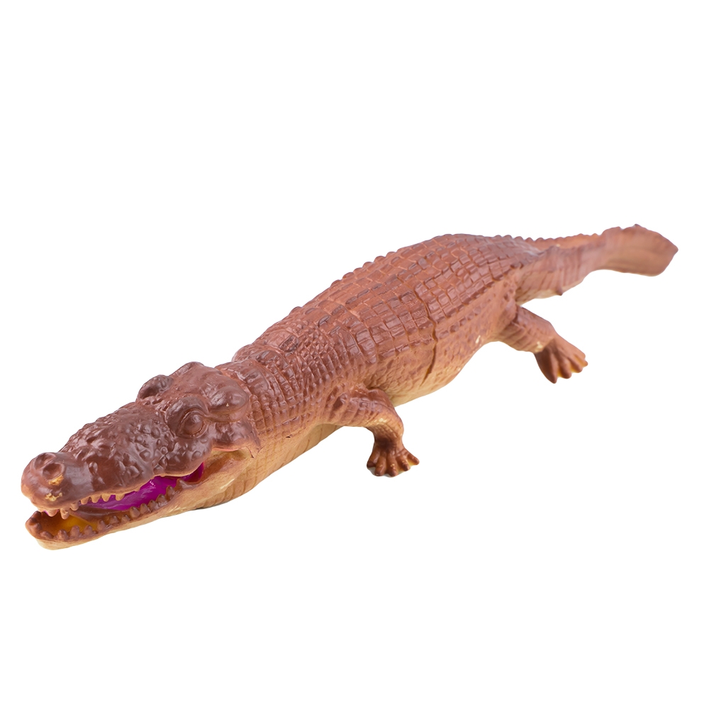 Jucarie elastica, Crocodil cu articulatii - imagine 3