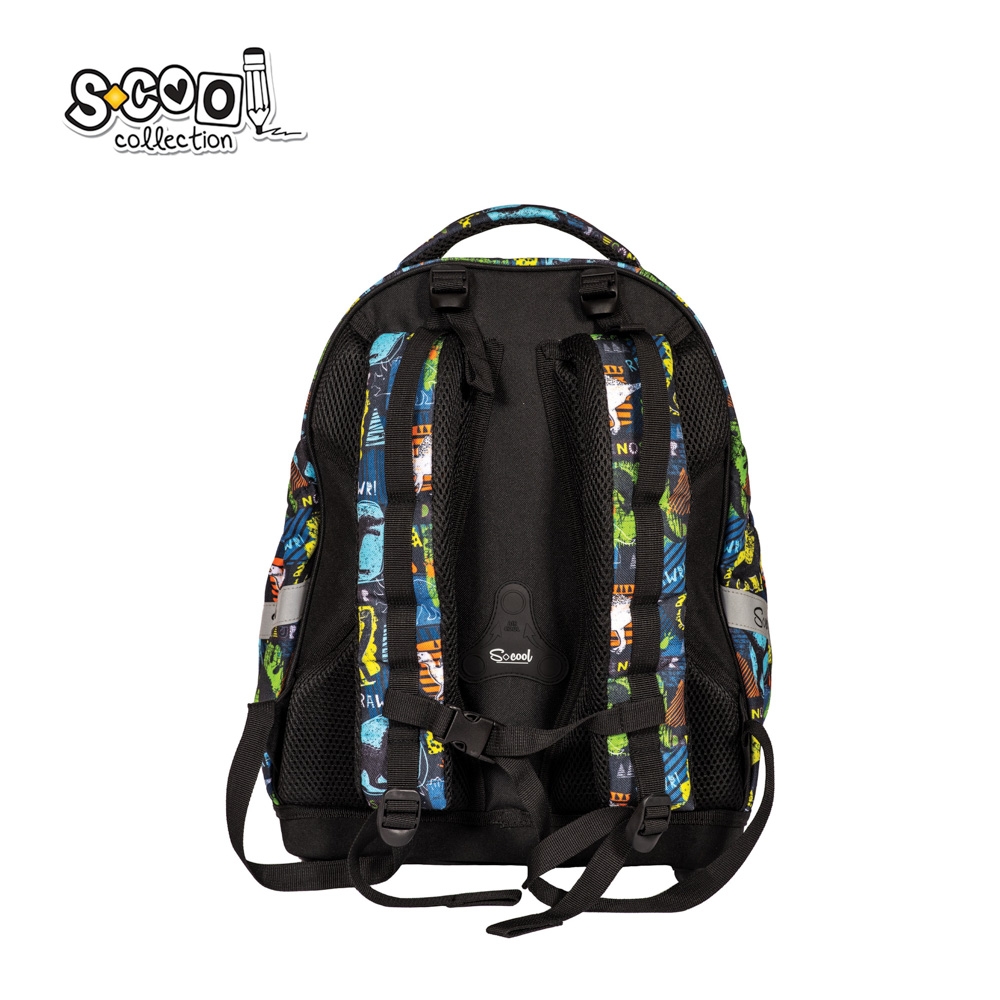 Ghiozdan anatomic RAWR, 38x39x19.5 cm - S-COOL - imagine 3