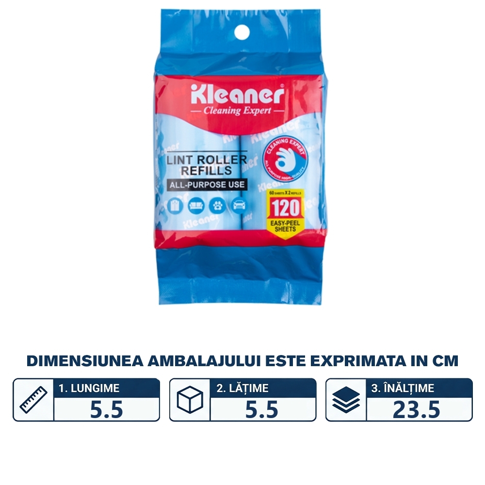 Rezerve rola scame - KLEANER - imagine 2