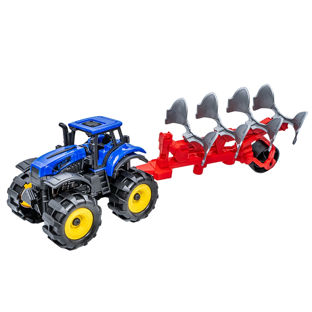 Tractor + plug, 25x7x7.5 cm