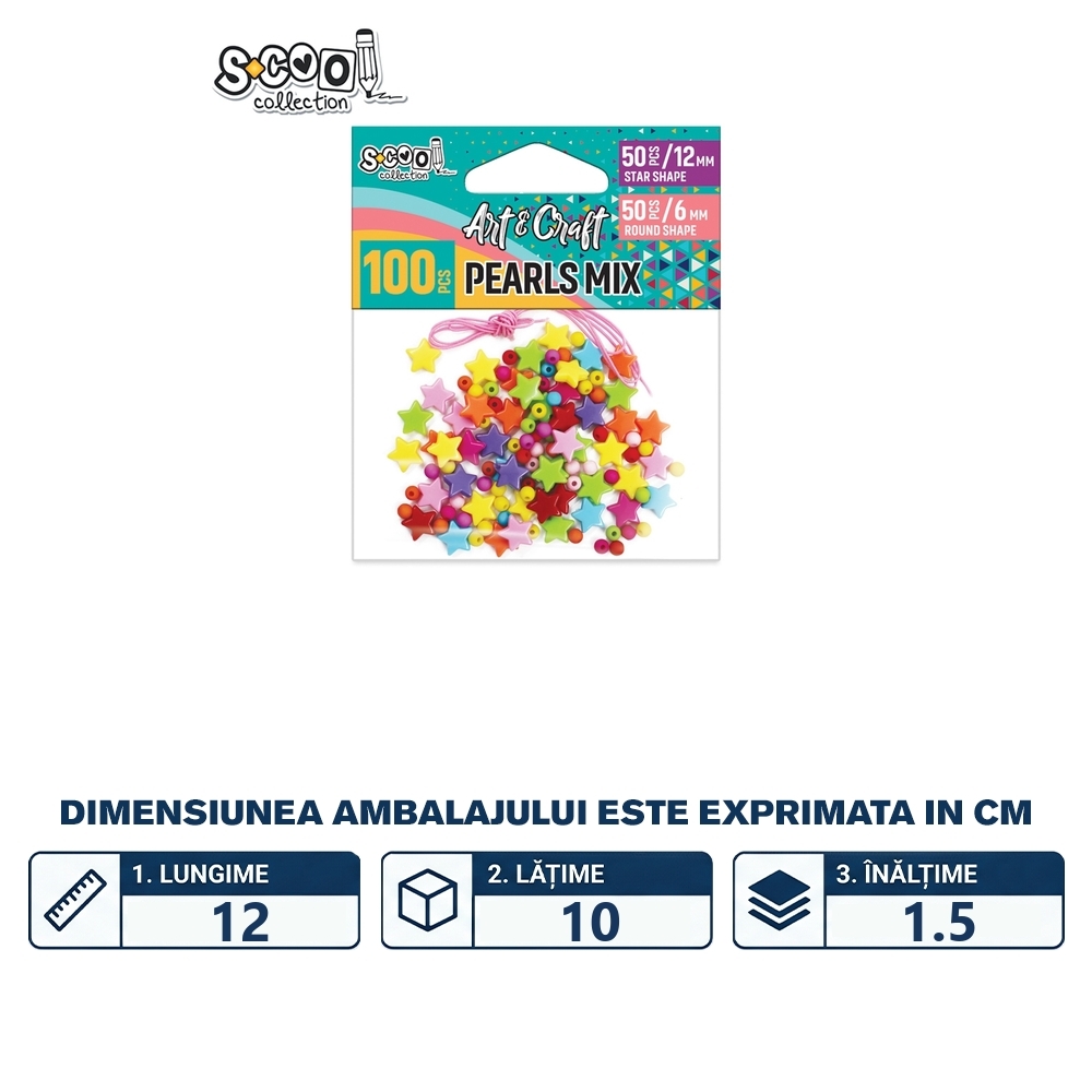 Accesorii craft, stelute, diverse modele - S-COOL - imagine 2