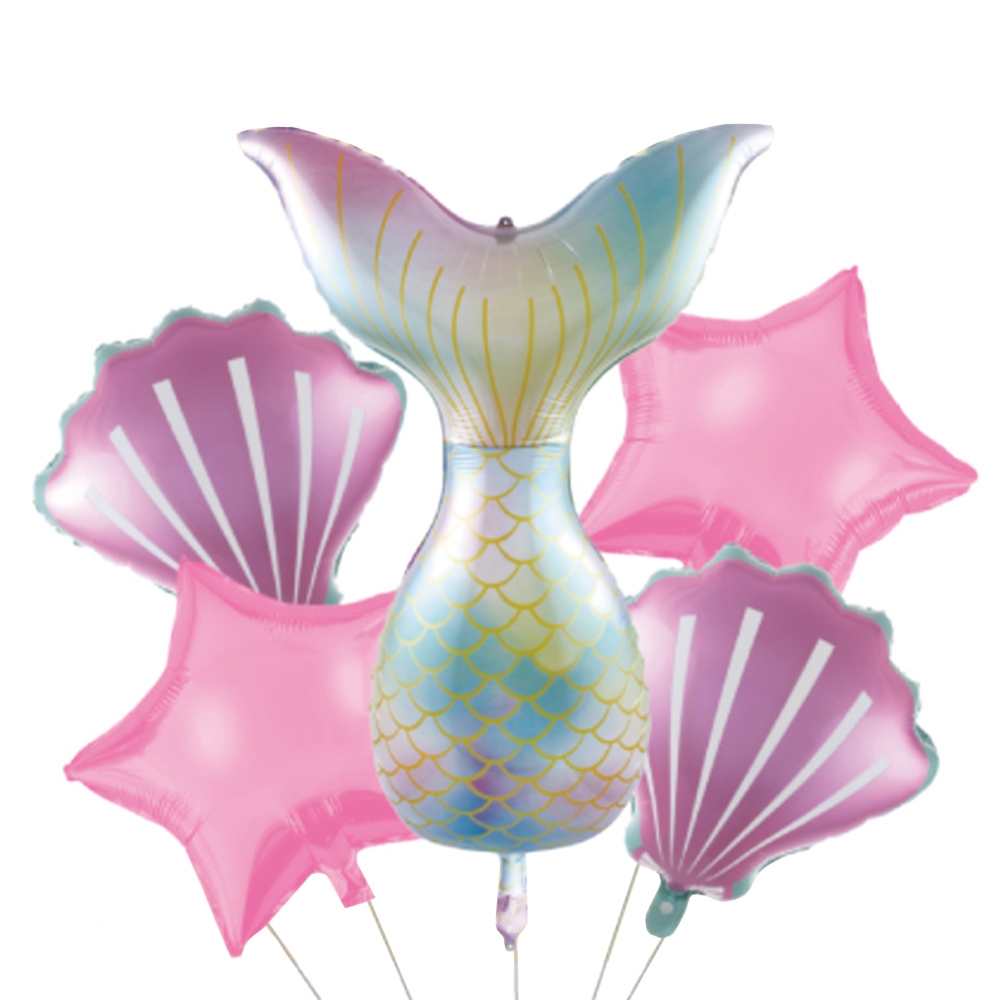 Balon, folie aluminiu, Sirena - imagine 3