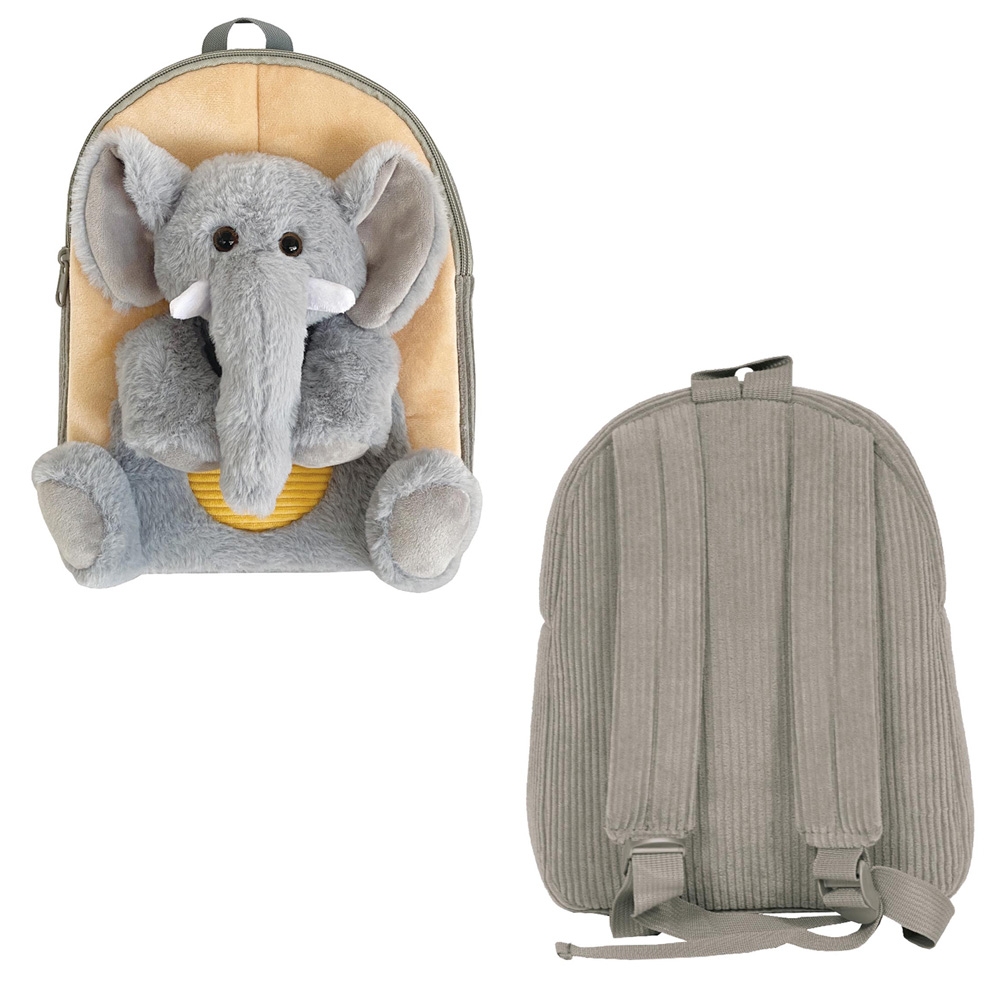 Ghiozdan gradinita Baby Animals, 23x8x28 cm, ELEPHANT - S-COOL - imagine 3