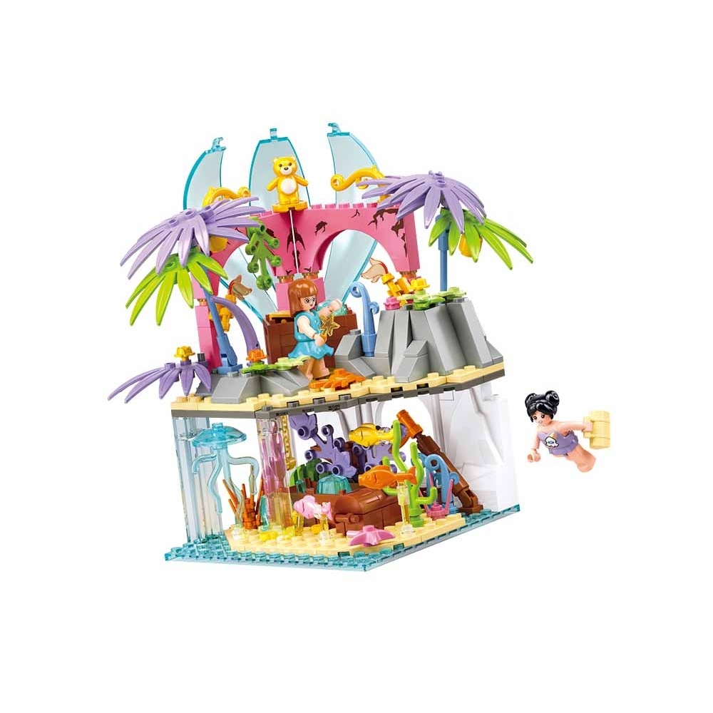 Set de constructie Girl's dream, 224 piese, Insula secreta - Sluban - imagine 2