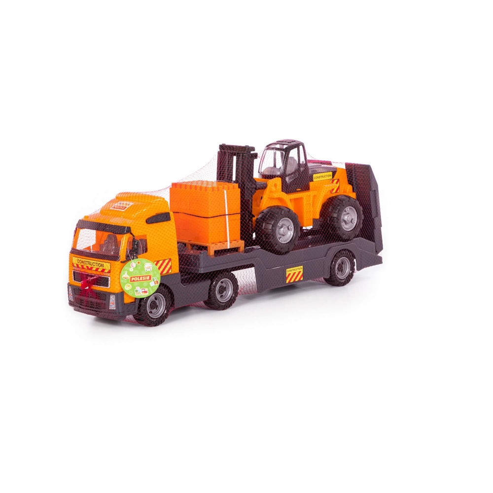 Trailer+stivuitor+palet cuburi - Volvo PowerTruck, 89x19x25 cm - imagine 4