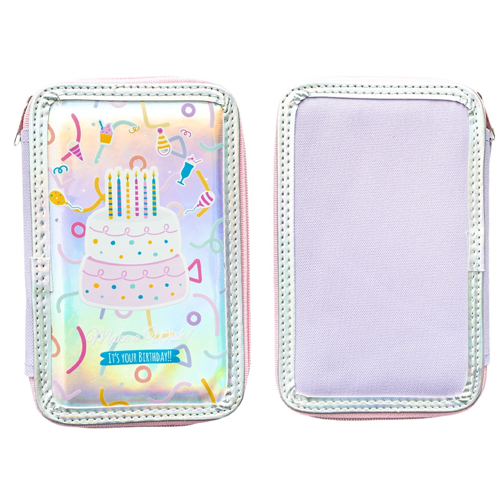 Penar 3 fermoare, FANCY UNICORN, 19.5x12x6.5 cm - S-COOL - imagine 3