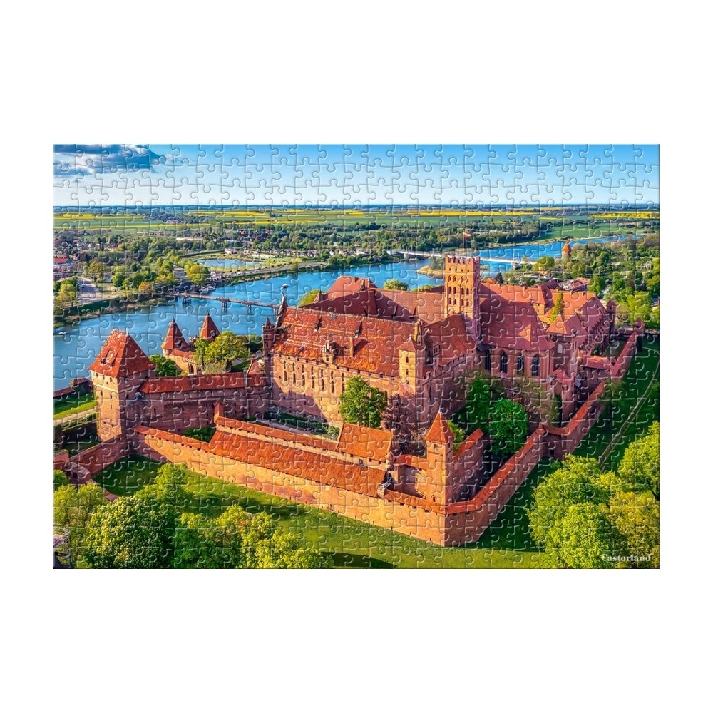 Puzzle 500 piese, Castelul Malbork, Polonia - Castorland - imagine 2