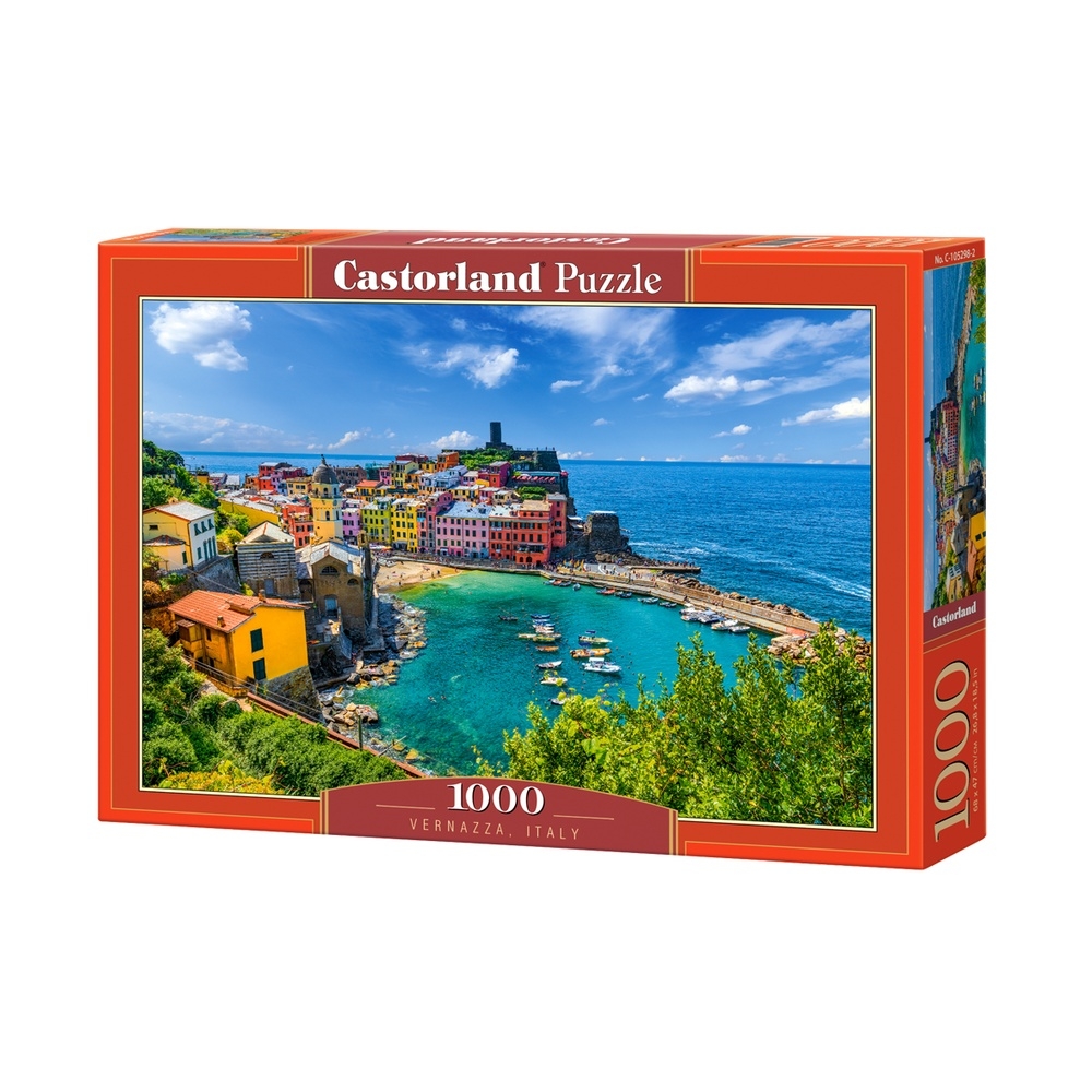 Puzzle 1000 piese, Vernazza, Italia - Castorland