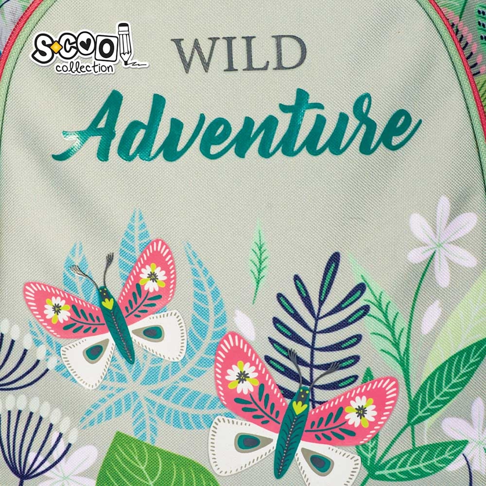 Ghiozdan anatomic, 38x39x19.5 cm, WILD ADVENTURE - S-COOL - imagine 6