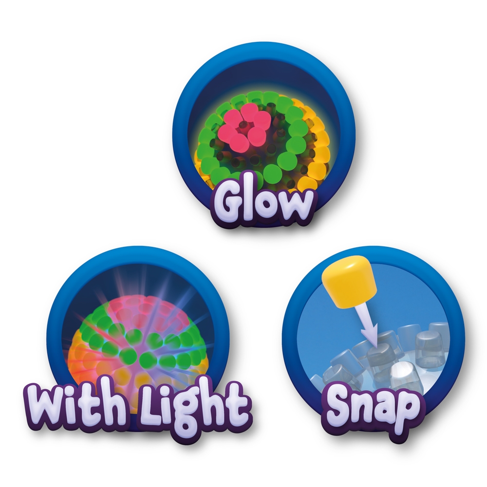 Minge saltareata, fosforescenta, cu led, 6.5 cm - Toi-Toys - imagine 4