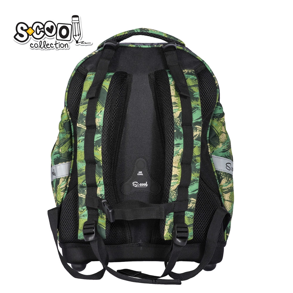 Ghiozdan anatomic, 38x39x19.5 cm, DINO - S-COOL - imagine 4