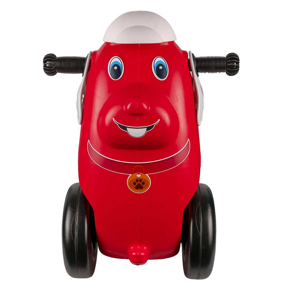 Catel cu roti, rosu - ROBENTOYS - imagine 6