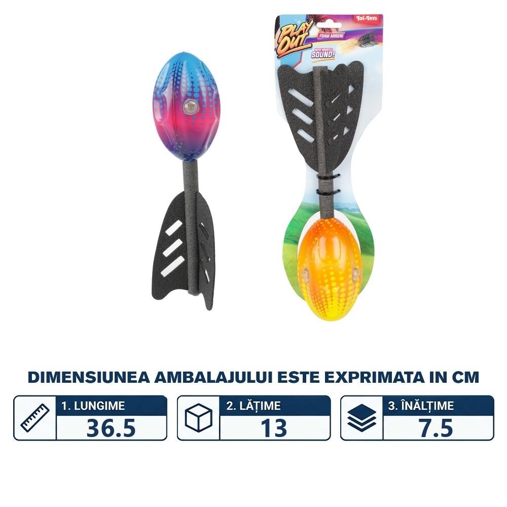 Sageata din polistiren, cu sunete - Toi-Toys - imagine 2
