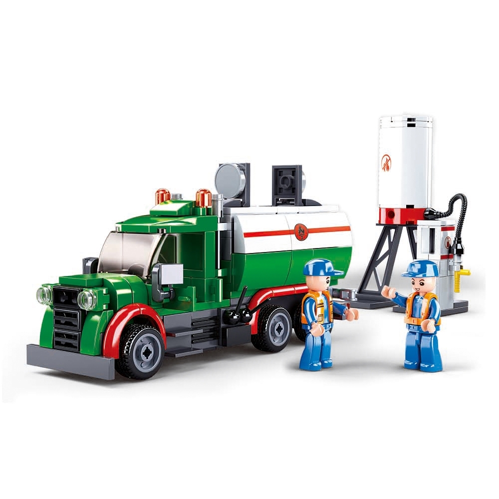 Set de constructie Town, 267 piese, Cisterna - Sluban - imagine 2