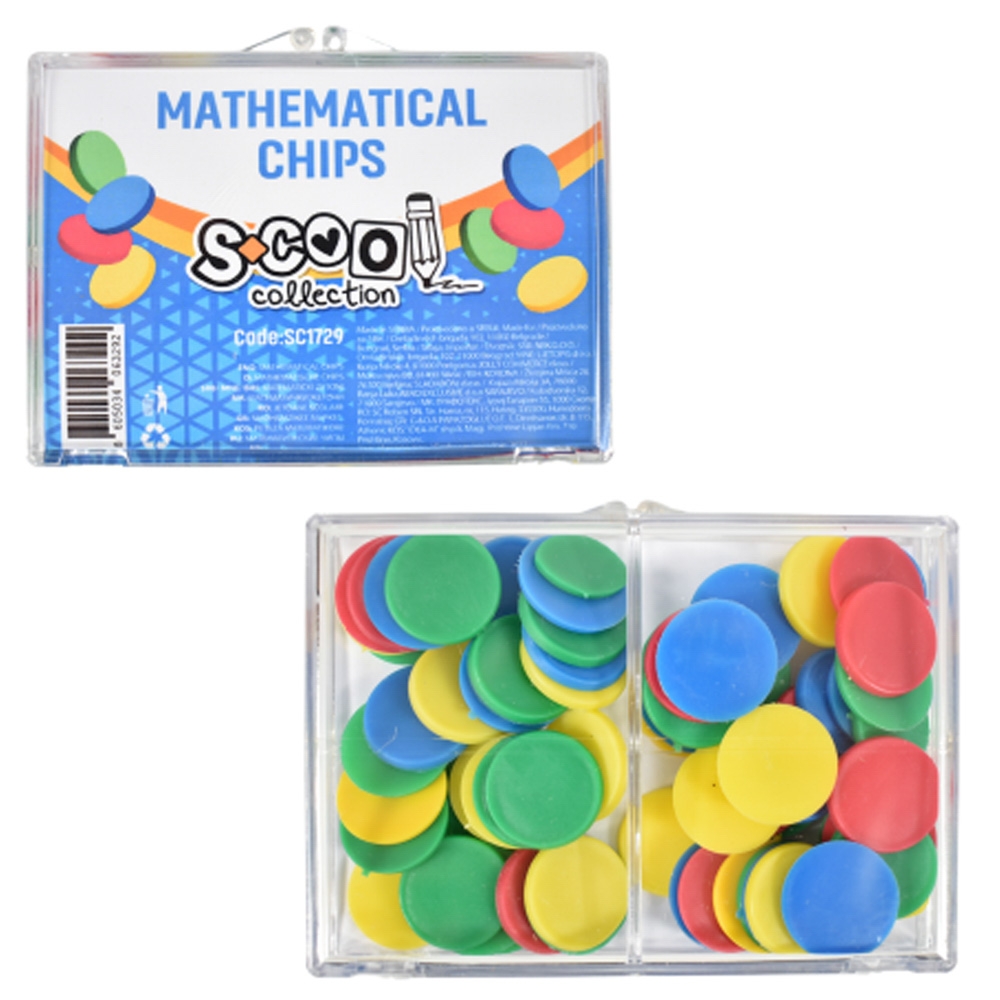 Jetoane din plastic pentru numarat si sortat - S-COOL - imagine 2