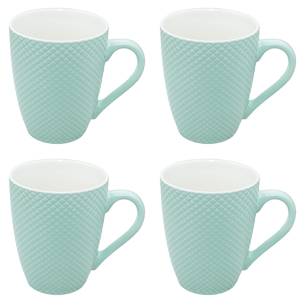 Cani ceramice, 350 ml, 4 buc/set