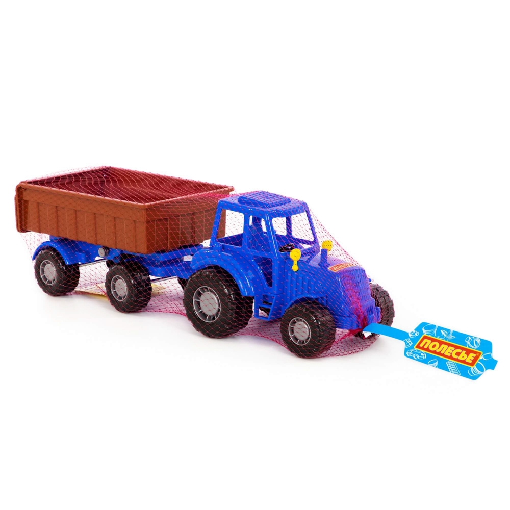 Tractor cu remorca, 44.7x13.4x13.5 cm, Polesie - imagine 6