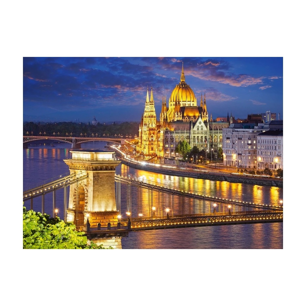 Puzzle 2000 piese, Budapesta In Amurg - Castorland - imagine 2