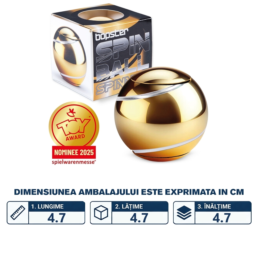 Bopster Spin Ball, Auriu - imagine 2