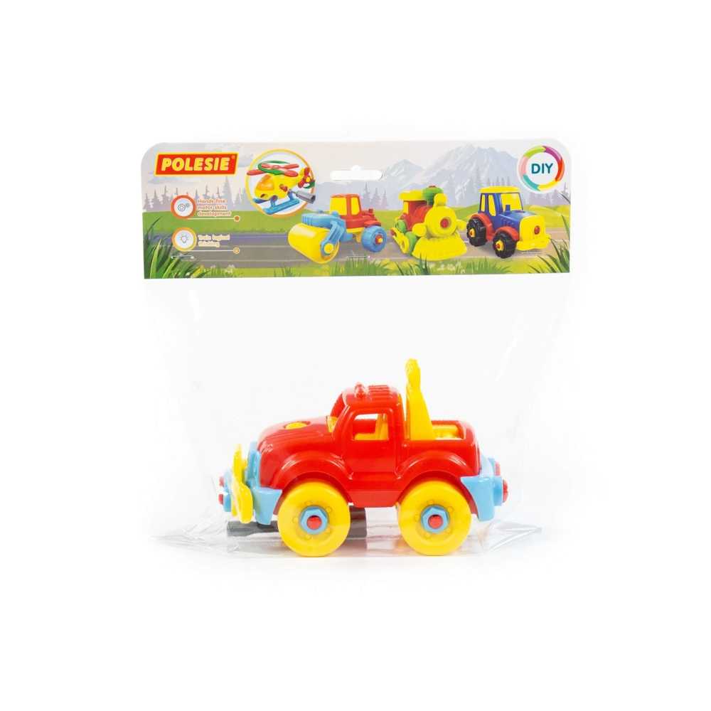 Jeep demontabil, 25,5x10x22 cm, Polesie - imagine 7