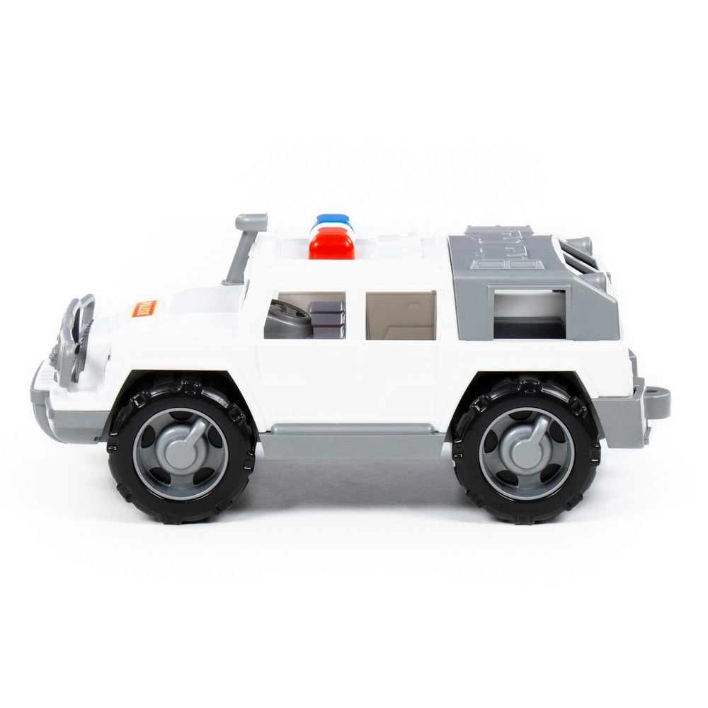 Jeep politie - Defender 31x15x13 cm, Polesie - imagine 2