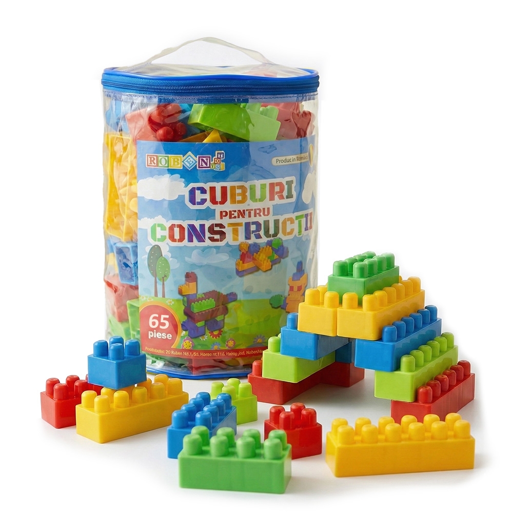 Cuburi 65 piese - ROBENTOYS - imagine 7