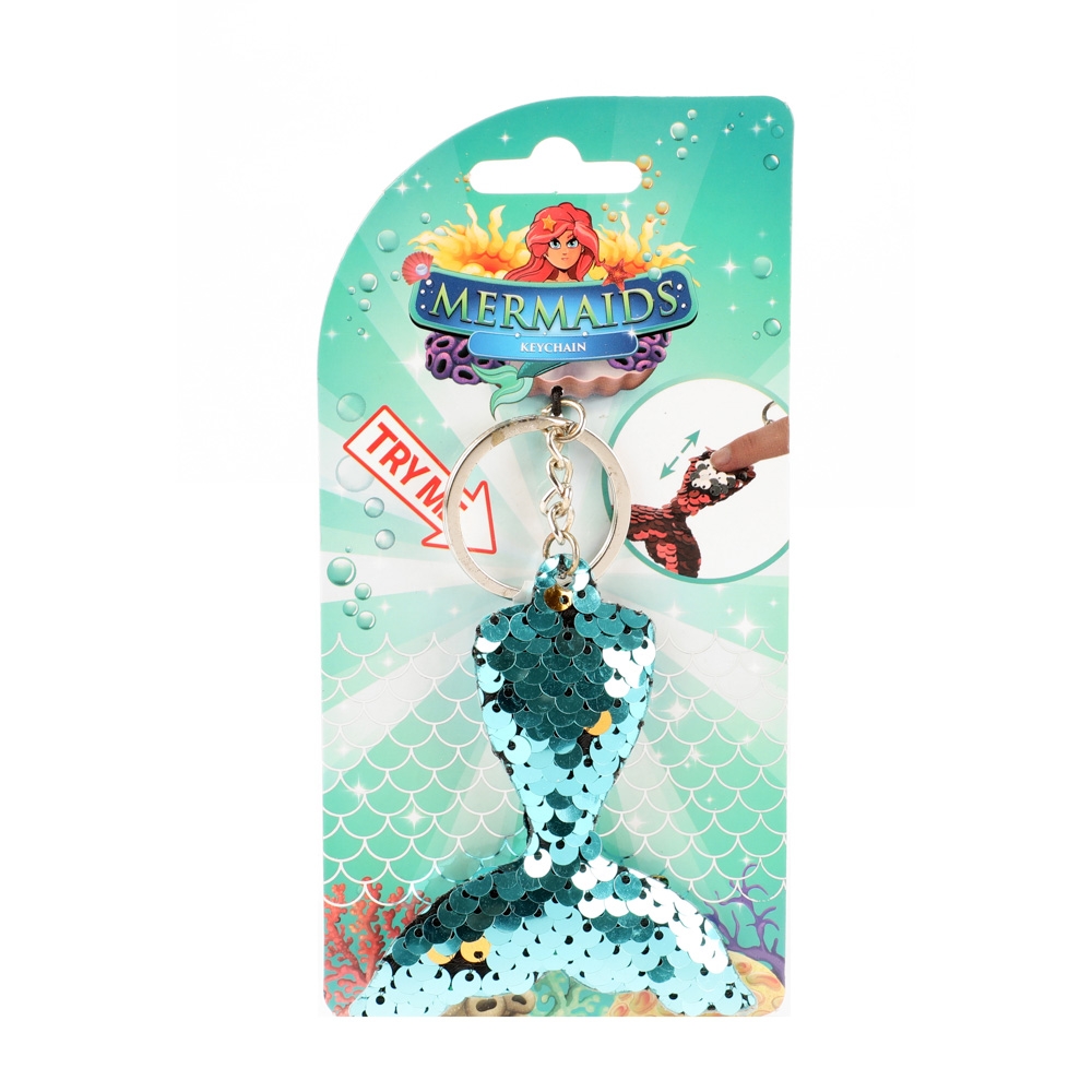Breloc Coada de sirena, paiete reversibile - Toi-Toys - imagine 6