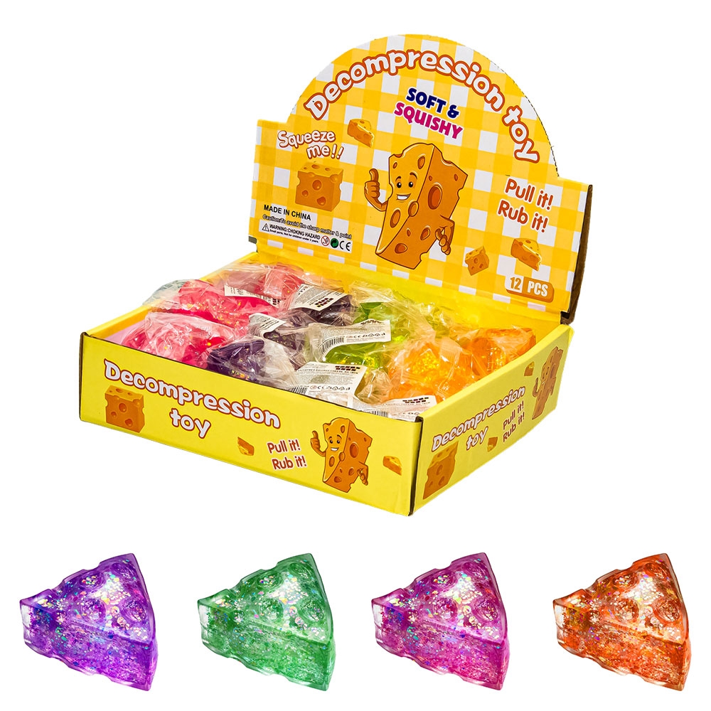 Jucarie antistres Squishy, Cheese