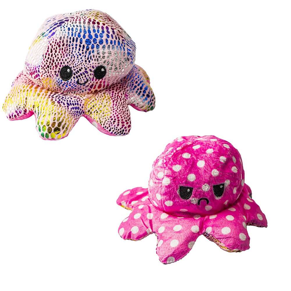 Jucarie reversibila din plus, Caracatita, 20 cm - imagine 8