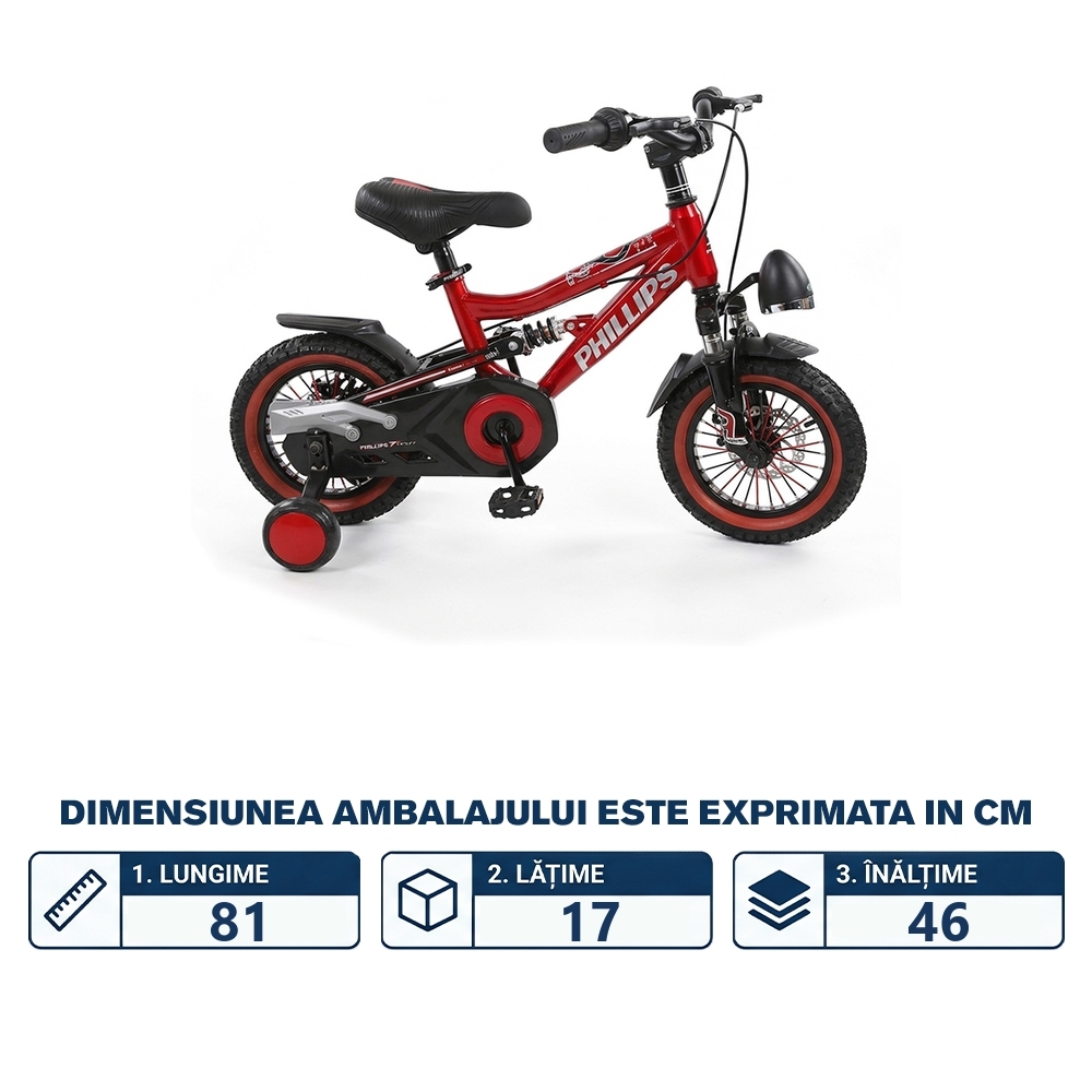 Bicicleta copii, suspensie dubla, nr. 12 - imagine 2