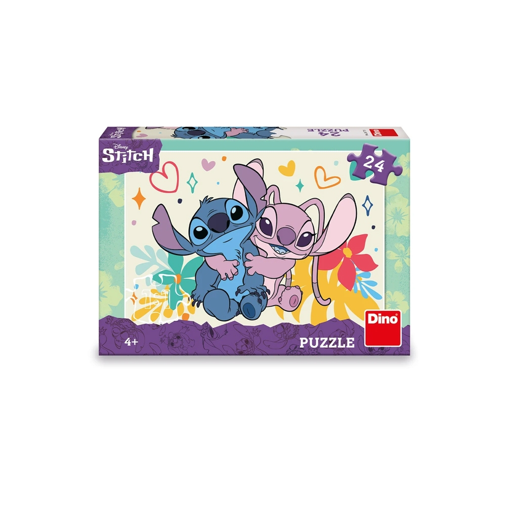 Puzzle 24 piese, Stitch si Angel - DINO TOYS - imagine 3