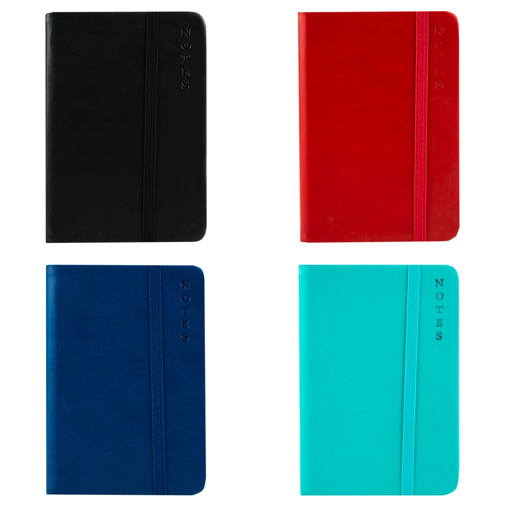 Notes A5, PU, cu elastic, 80 file, Diverse culori