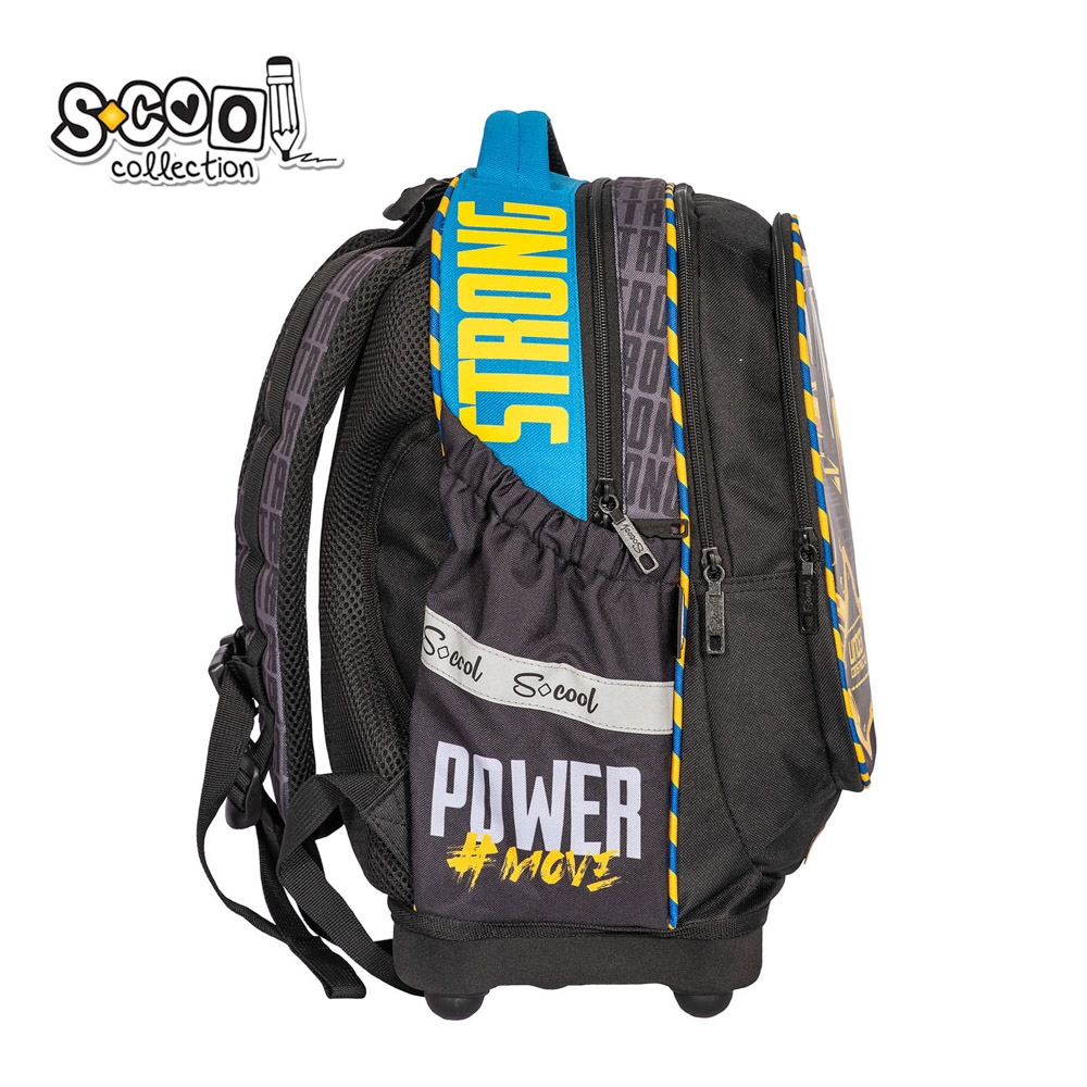 Ghiozdan anatomic, 38x39x19.5 cm, POWER - S-COOL - imagine 3