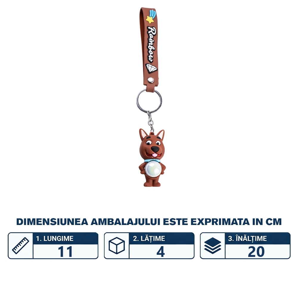 Breloc Catel, cu led - imagine 2