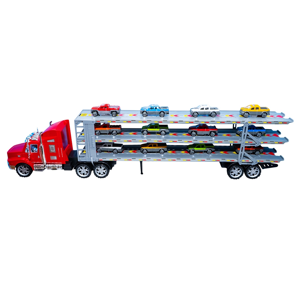 Camion platforma + 12 masini - imagine 2